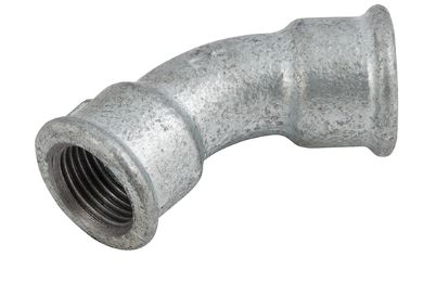 BOCHT 45GR. ELVZ BI/BI BSP 2" 