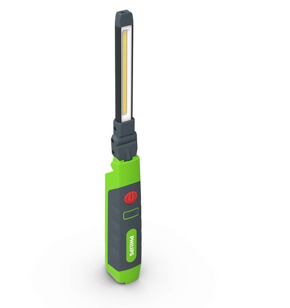 CORDLESS WORK LAMP LED KUBRIK 3.7V 150LU- 350LU WITH BASE MAGNET AND HOOK WITH BASE MAGNET AND HOOK