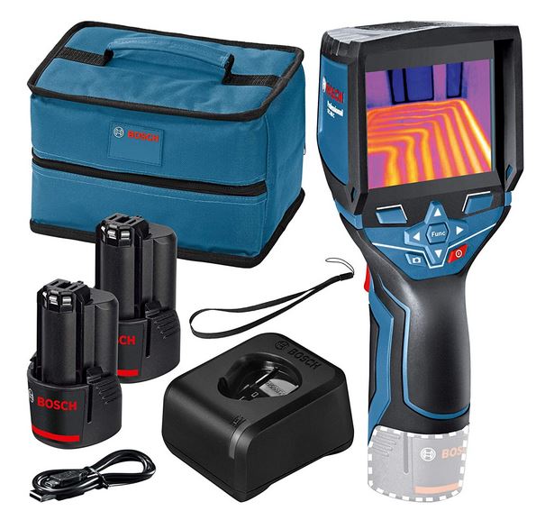 WARMTEBEELDCAMERA GTC400C -10 +400gr I BOXX+1X ACCU 12V 2.0Ah+GAL12V-40 + USB