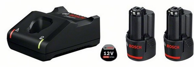 BATTERY STARTER SET 2x12V 3.0Ah + GAL12V-40 1.600.A01.9RD