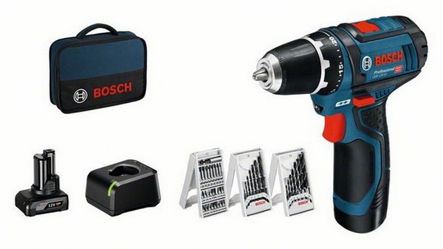 ACCUSCHR.DRAAIER  GSR 12V-15 2,0Ah+4,0Ah INCL LADER IN TAS