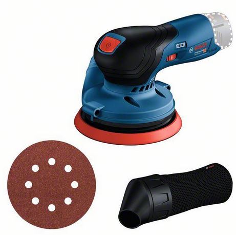 SCHUURMACHINE GEX 18V-125 UNI SOLO + 1 SCHUURVEL + STOFZAK 0.601.372.200