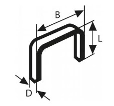 DS a 1000 st NIETEN 53 11,3X0,74X10 mm 2.609.200.216