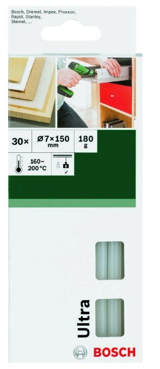 DS A 30st. BOSCH LIJMSTICKS ULTRA 7mm 2.609.256.D29