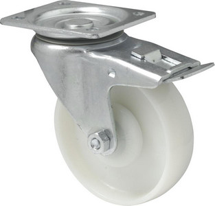 SWIVEL WHEEL 125mm + BRAKE BTPN 1252 2100