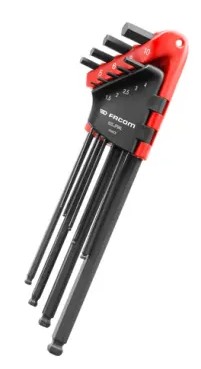 FACOM STIFTSLEUTELSET 6-KANT LANG 1,5-10mm 9-dlg. KK 83S.JP9AL 