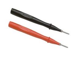 SET SLIM REACH MEETPROBES TP-2 ROND 2mm CAT II 1000V, 10A RVS PUNT