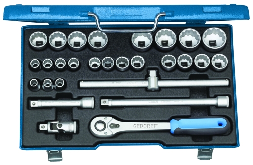 SOCKET WRENCH SET D19VMU-10 1/2" 28-piece 10-36mm 2682877