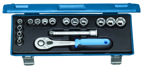 SOCKET WRENCH SET 30-JMU 10 3/8" 16-piece 6-19mm 2682885