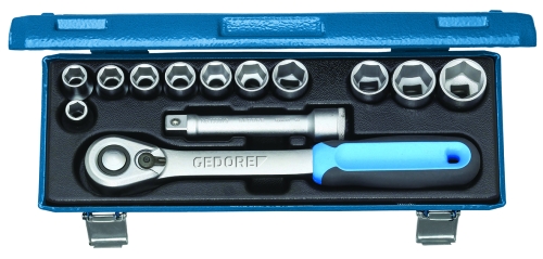 SOCKET WRENCH SET 19 KMU-20 1/2" 13-piece 10-24mm 2545810 *A*