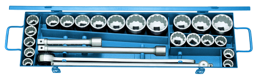 SOCKET SET D32 EMAU-2 25-piece 3/4" 6281310