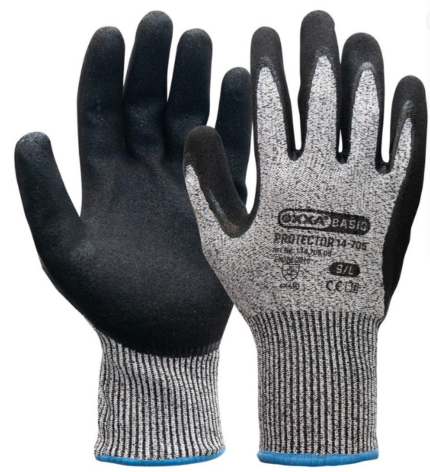 HANDSCHOEN SNIJVAST NITRIL 14-705 MT:10 