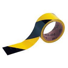 ROLL of 33M MARKING TAPE YELLOW/BLACK 50mm