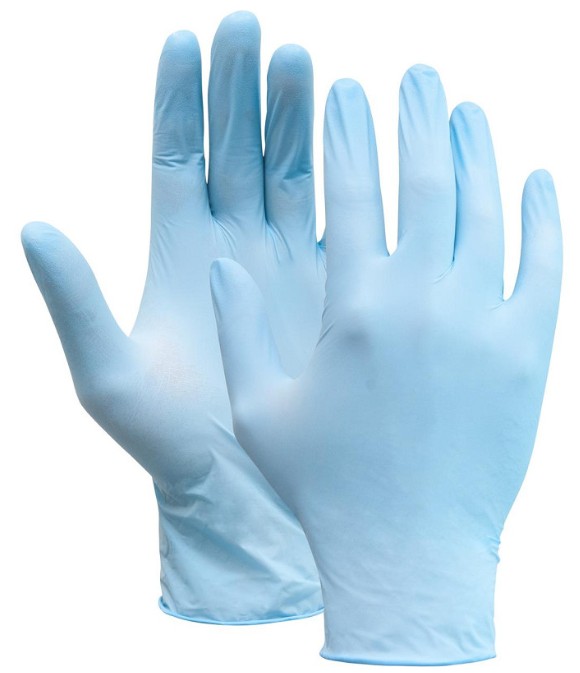 OXXA WEGWERPHANDSCHOENEN LATEX-STRONG 44-161 BLAUW MT.10 100ST.
