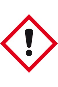 STICKER 250x250mm IRRITERENDE STOFFEN 150.113E.A6