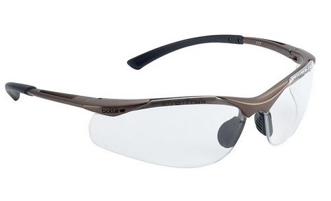 SAFETY GLASSES CONVEX CONTOUR CLEAR