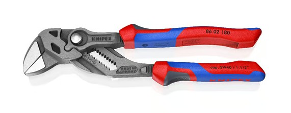 KNIPEX WRENCH PLIERS 86 02 180 L=180mm