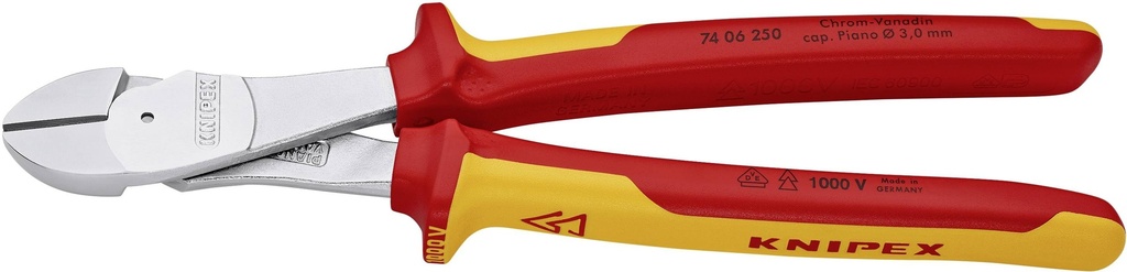 KNIPEX VDE KRACHTZIJSNIJTANG 74 06 250 L=250mm