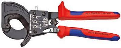 KNIPEX CABLE RATCHET CUTTING PLIERS 95 31 250 32mm