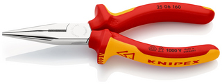 KNIPEX VDE NOSE-NOSE PLIERS VDE 25 06 160 L=160mm