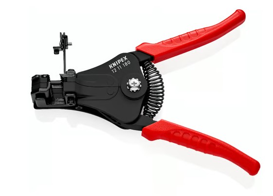 KNIPEX STRIPTANG PRECISIE MESSEN 12 11 180                     Ø 0,5 / 1,2 / 1,6 / 2,0mm