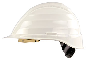SAFETY HELMET 1000V 662010 WHITE EN50365 WITH ONE-HAND TURN KNOB