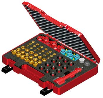 ADAPTERSET UNIVERSEEL-2  3-POLIG 073178