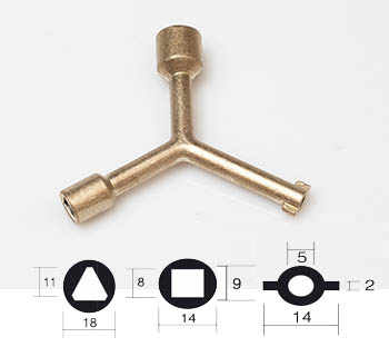 MAST- EN SCHAKELKASTSLEUTEL 121503 