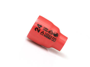 LEMP DOPSLEUTEL 3/8" 24mm 6-KANT L=40mm  130224 