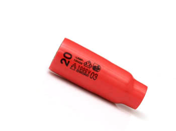 LEMP DOPSLEUTEL 3/8" 20mm L=70mm 6-KANT 130320 