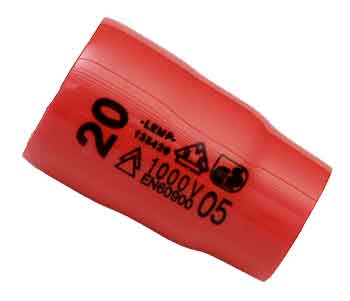 SOCKET WRENCH 1/2"X40 6-KT 20mm 130420