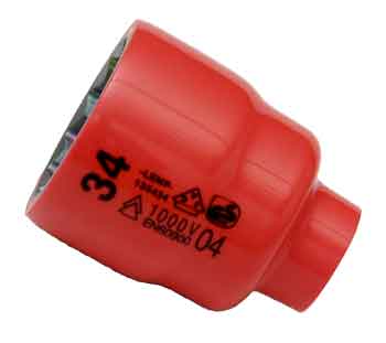 SOCKET WRENCH 1/2"X40 6-KT 34mm 130434