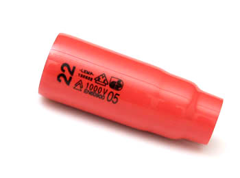 SOCKET WRENCH 1/2"X70 6-KT 22mm 130522