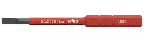 CHANGEABLE LOCK VDE 131662 0.5x3.0 for VDE TORQUE SCREW DRIVER