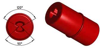 TORSION PIECE 3/8" 50-70mm2 132050