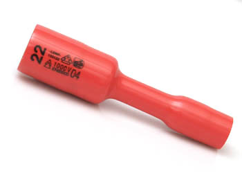 SOCKET WRENCH 3/8"X140 22mm 1000V 135122