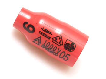 DOPSLEUTEL 3/8"X40 6mm 1000V 12KT 135206 