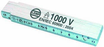 PLASTIC RULER 1 METER 1000V 525005