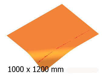 RUBBERDOEK 1000X1200X1,6MM 641320++ MET VDE OPDRUK +++