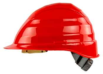 VEIL.HELM ROOD EN 50365 1000V M/DRAAISL. 6-PUNTS