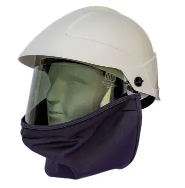 SAFETY HELMET VDE 1000V WHITE CLASSIC 2 : 7kA WITH CHIN PROTECTION