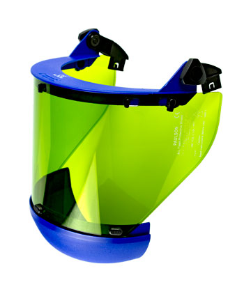 FACE SHIELD 664500 VDE 1000V for HELMET LIGHT CONTROL UP TO 7kA WITH CHIN STRAP WITH LOCK