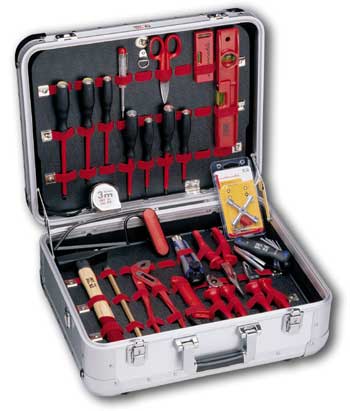 INTERCABLE ALU CASE + TOOLS 1000V 19281 / 729710