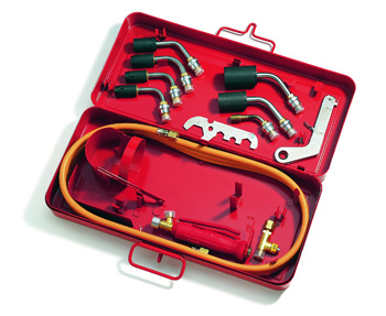 SOLDERING SET IN STORE CASE 14-PIECE 951003 7 BURNERS 3-40mm + 4M HOSE