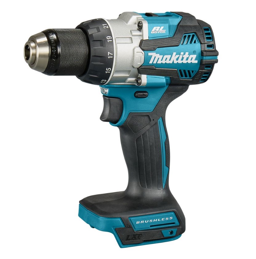 MAKITA KLOPBOOR-/SCHROEFMACHINE 18 V DHP489Z ZONDER ACCU'S EN LADER, IN DOOS