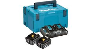 MAKITA ACCU STARTERSET 18,0 V DC18RD + BL1850 2X5,0AH EN DUOLADER IN MBOX