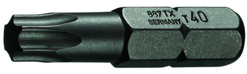 BLISTER of 10 pcs SCREWDRIVER BITS 687TX T10 6542210