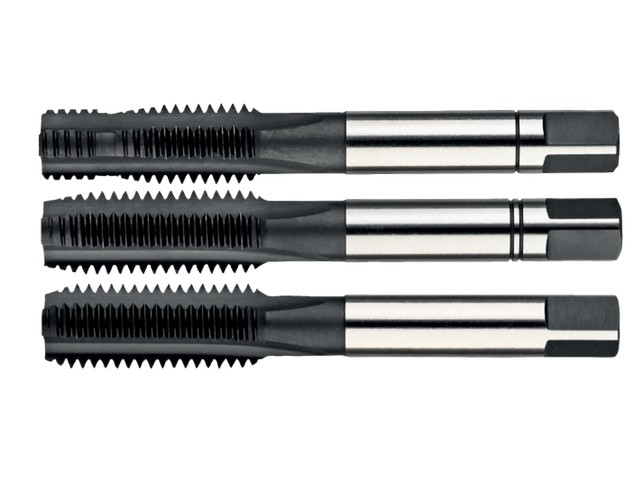 SET of 3 HAND TAPS M8x1.25 for stainless steel 21.150.0800
