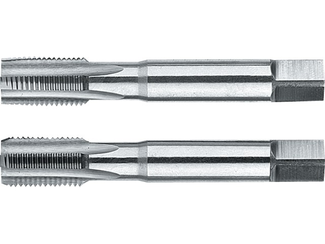 SET A 2 PCS HSS HAND TAPS  BSP 12"-14 21.400.2096 ISO 529