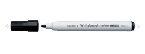 DS a 10 st WHITEBOARD MARKER ZWART 1,5mm